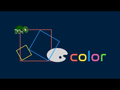 Python Turtle - Lesson 02: Set Color [海龟绘图 第2课: 设置颜色]