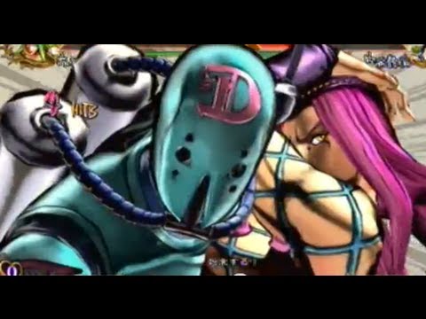 ジョジョasb ナルシソ アナスイ Vs 空条徐倫 Youtube