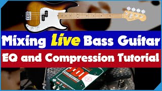 Mixing Live Bass Guitar. EQ and Compression Tutorial for Live Sound screenshot 5