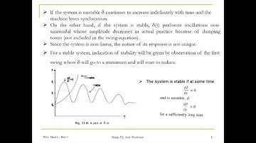 Lecture 8 | Power System Stability - Part 3 | EE 306 Power System Analysis - Module 6 | PSA | KTU