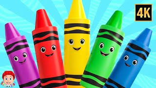 five little crayons jumping bed learn colors more learning