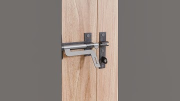 Sliding Door Latch #3danimation #woodworking #mechanical
