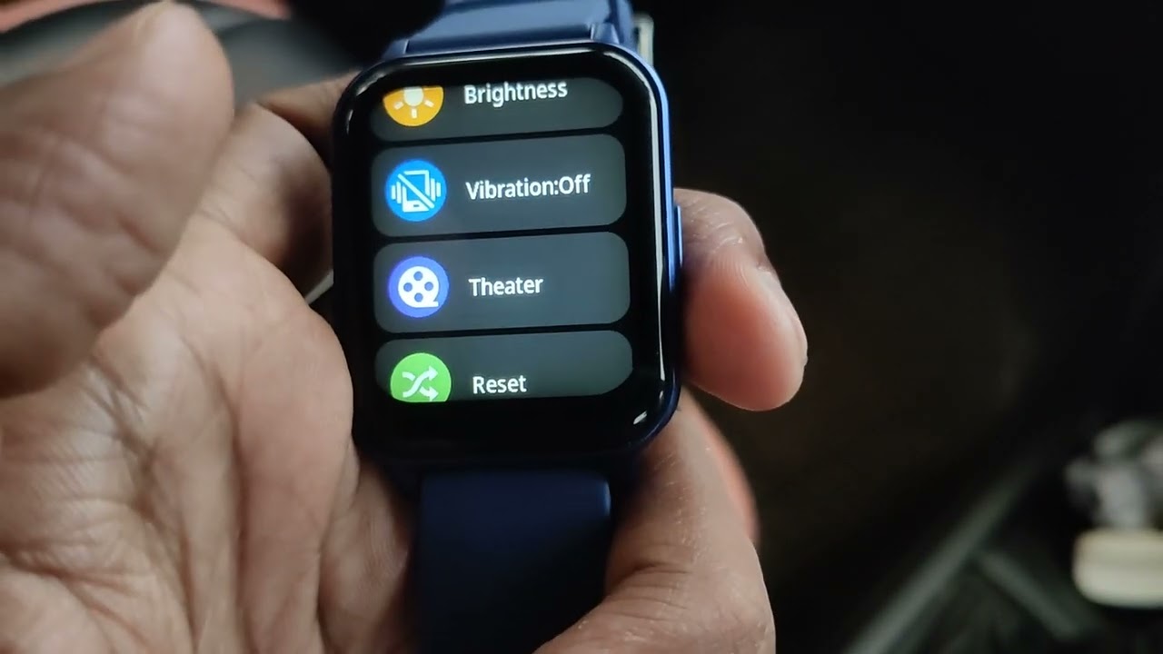 turn off vibration and turn down brightness in fire Boltt smartwatch