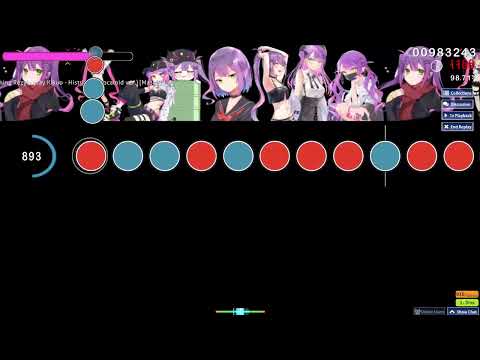 【osu!taiko】Kikuo - Histrionic (Vocaloid ver.) [Masked] 6.18★ - 3 miss - 98.14%