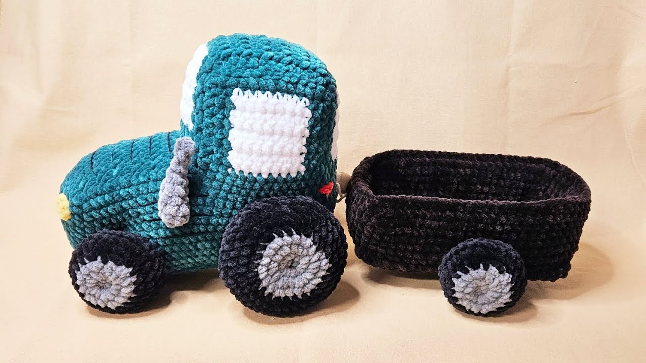 Hačkovany traktor 2 diel. Ionela Bašistova Vlnavierka