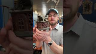 JE Stevens Mechanical Frog Bank