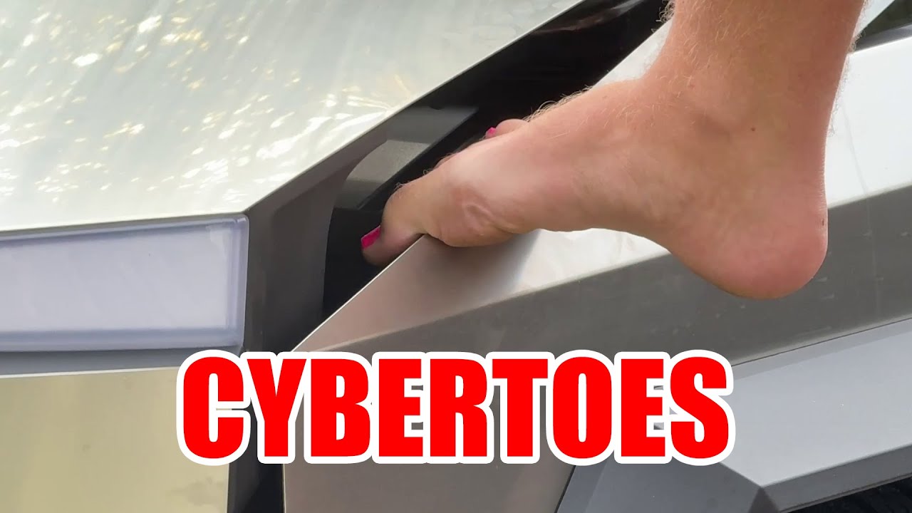 DO NOT close the Tesla Cybertruck Frunk on your toes YouTube