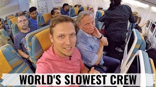 Review: OMAN AIR - the WORLD's SLOWEST CREW!