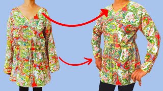 How to downsize the size of the dress to fit you perfectly!