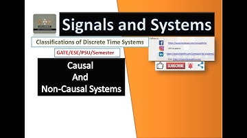 causal and Non Causal Systems final | Classifications of Discrete Time Systems | Signals and Systems