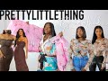 HUGE PRETTYLITTLETHING TRY-ON HAUL |PLUS SIZE TRY ON HAUL| AMINACOCOA