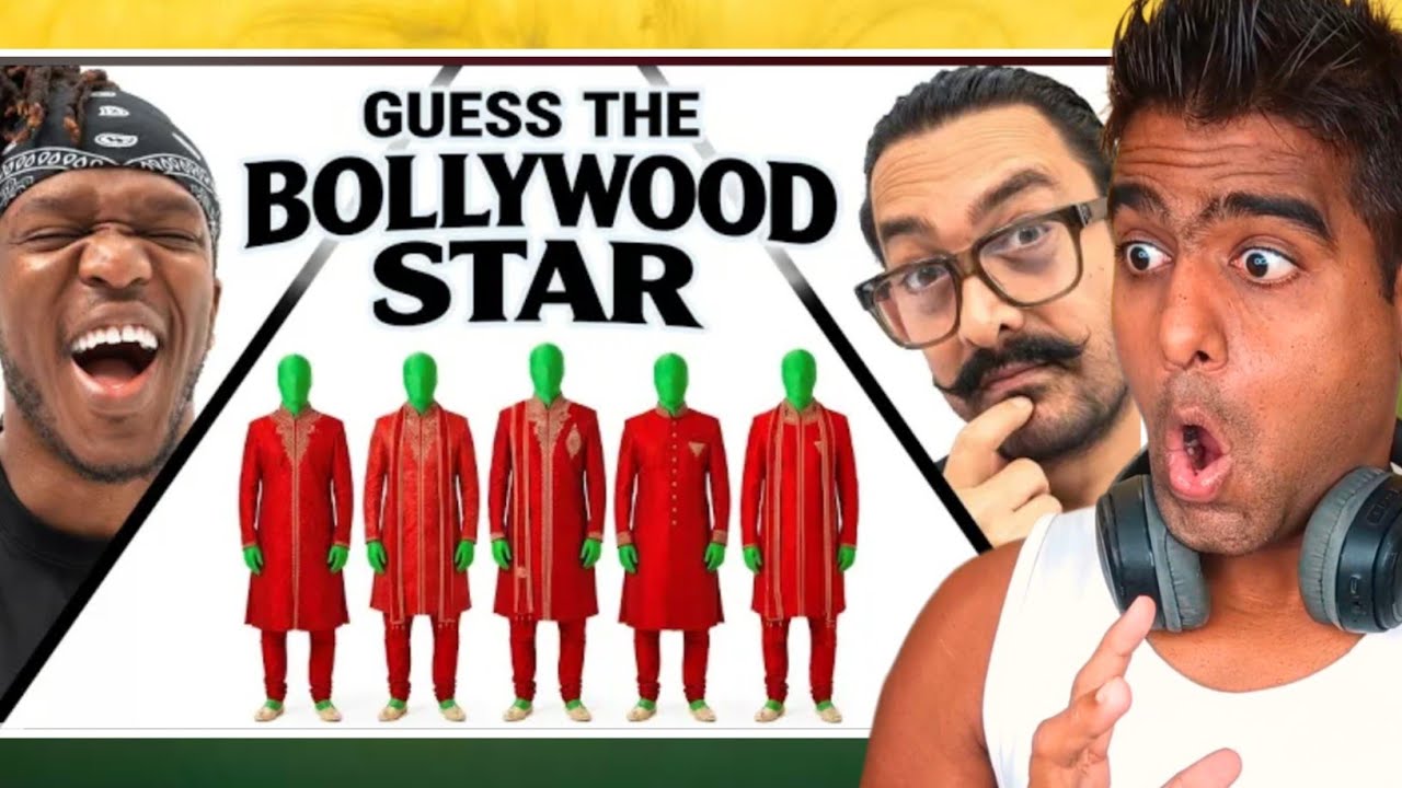 SenStyle Reacts To KSI VIDEO GUESS THE BOLLYWOOD ACTOR WITH Aamir Khan & Vir Das 😳💥