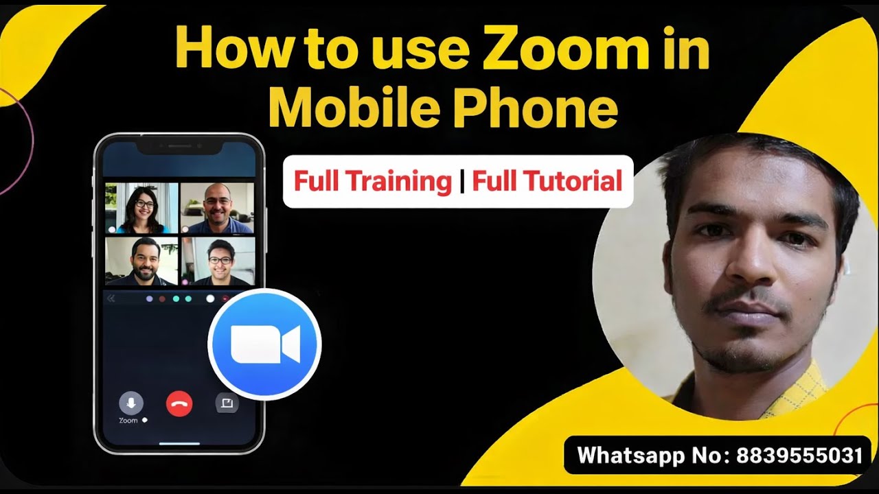 🔥How to use Zoom in Mobile Phone Full Training Full Tutorial for Learn ...