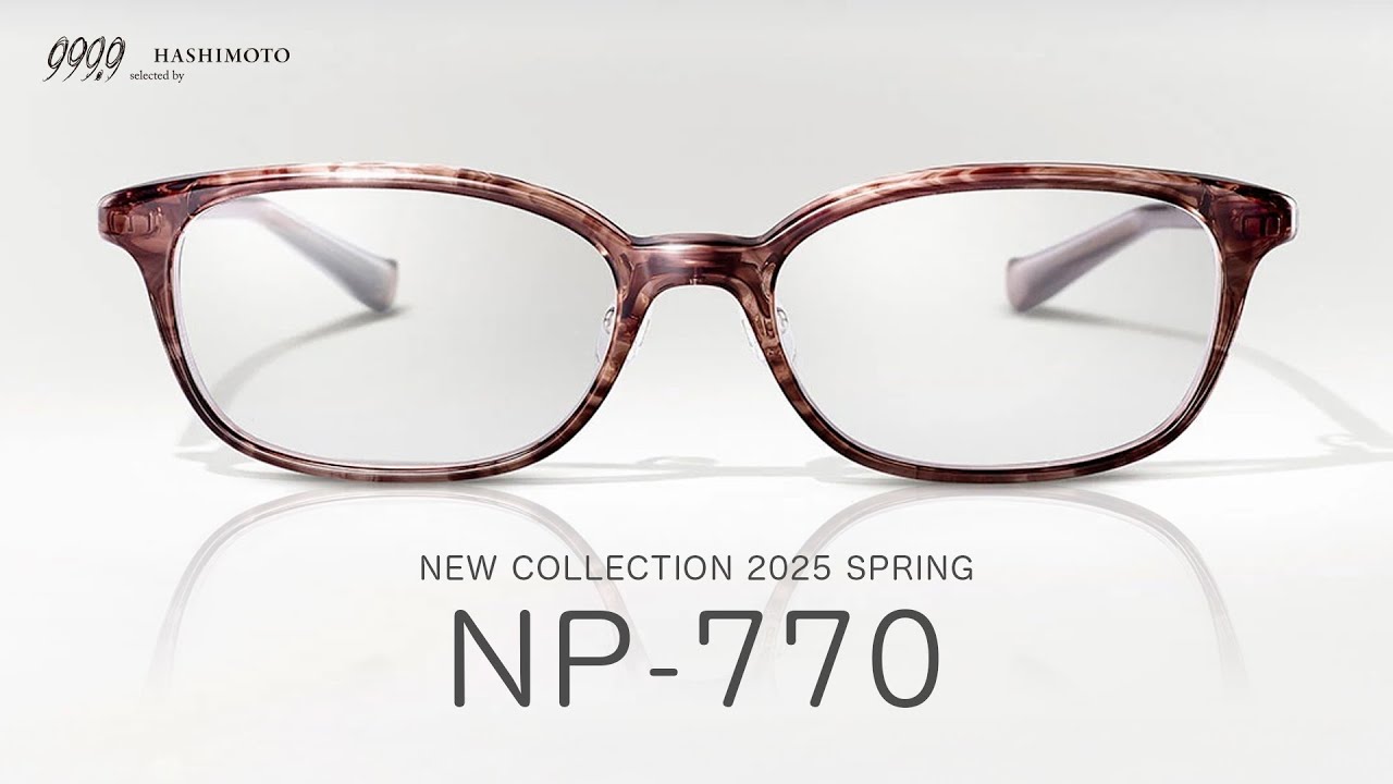 999.9] Four Nines 2025 Spring Women's New Eyeglass Frame NP-770