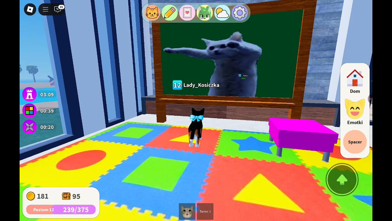 Mały kotek w Roblox jest już dorosły?!😨🤩