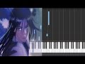 K Project (アニメ「K」) Missing Kings OST - Showdown (Piano Synthesia Tutorial + Sheet)