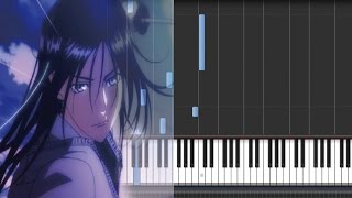 Vignette de la vidéo "K Project (アニメ「K」) Missing Kings OST - Showdown (Piano Synthesia Tutorial + Sheet)"