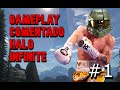 Gameplay de halo Infinite #1 Ranked bola loca Puñetazos locos
