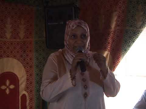 السيدة جميلة رئيسة تعاونية الزيتون بأفورار