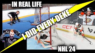 I DID EVERY NHL DEKE IN REAL LIFE