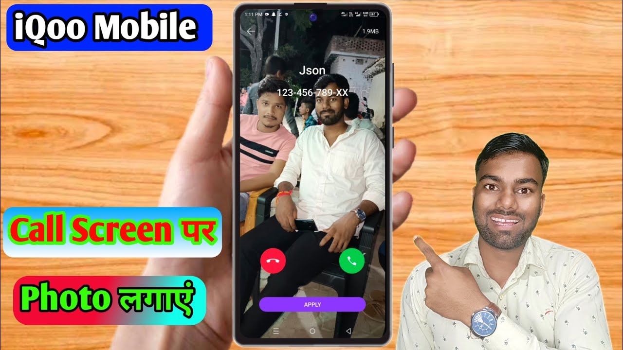 iQOO Call Screen Par Photo Kaise Lagaye, iQOO Full Screen Caller ID, Call Screen Photo Set Karna