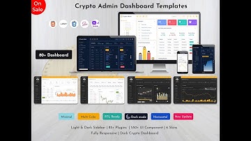 Crypto Bootstrap Admin Dashboard Template