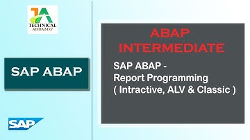 SAP ABAP - ALV Reports