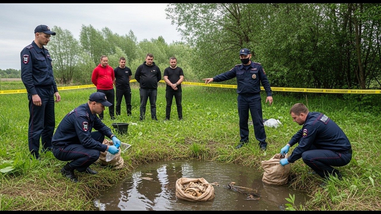 Подольск в шоке‼️ Части тела в пруду, полиция нашла отпечатки