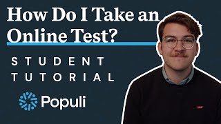 How Do I Take an Online Test?