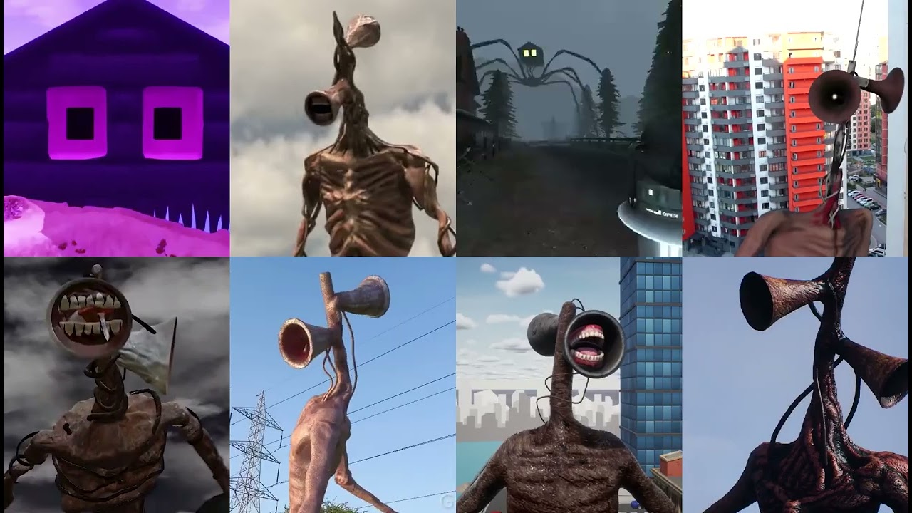 Siren head coffin dance meme scary #sirenhead #coffindance 