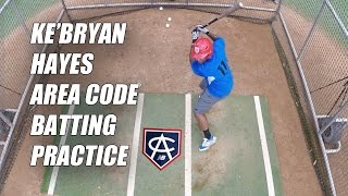 KE'BRYAN HAYES Batting Practice | 2014 Area Code Games
