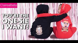 Claireabella Personalised Onesies - Youre The Onesie I Want