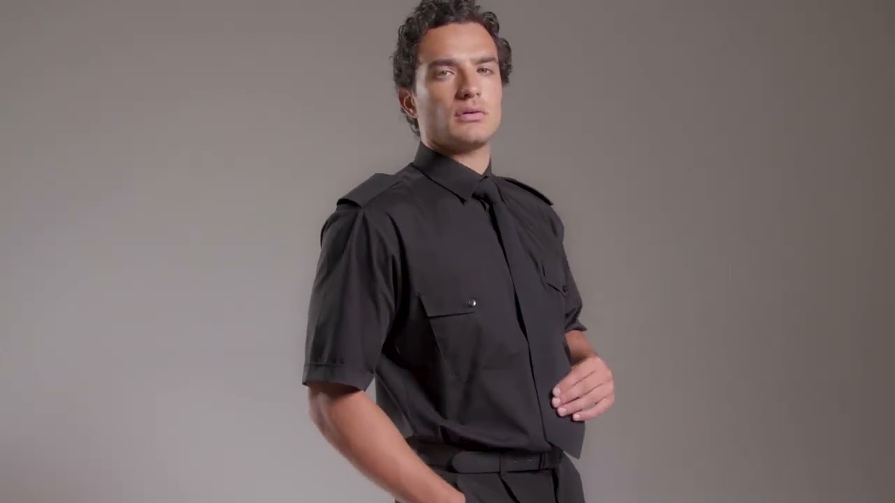 Ladies Short Sleeve Pilot Shirt  White - PR312