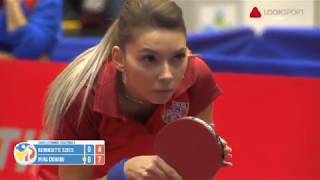 Semifinala 1 Bernie Szocs - Irina Ciobanu. Campionatul national tenis de masa 2020