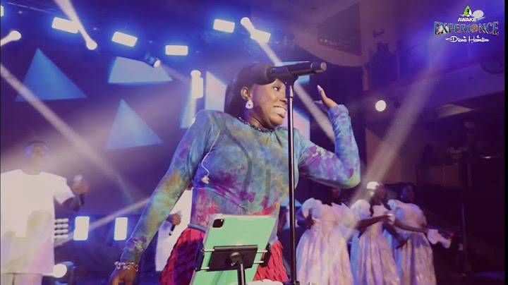 DIANA HAMILTON 'Onwanwani (Wonder Working God)' Official Live Music Video