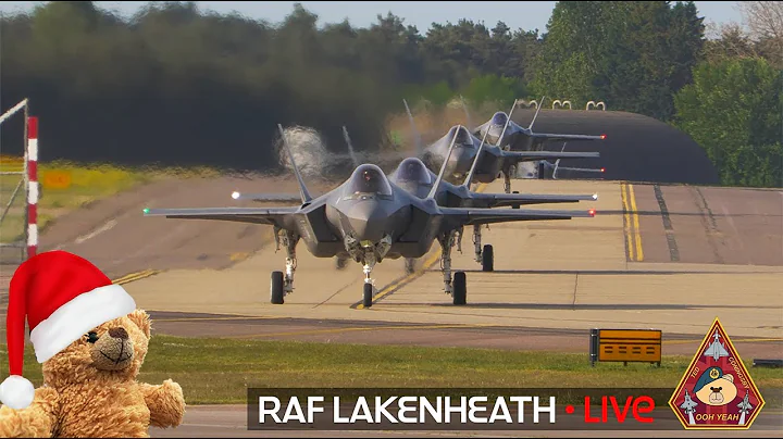 LIVE US AIR FORCE XMAS FIGHTER TOWN F-15 & F-35 ACTION • 48TH FIGHTER WING RAF LAKENHEATH 23.12.25