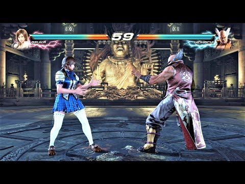 Asuka vs Heihachi (Hardest AI) - Tekken 7 Arcade