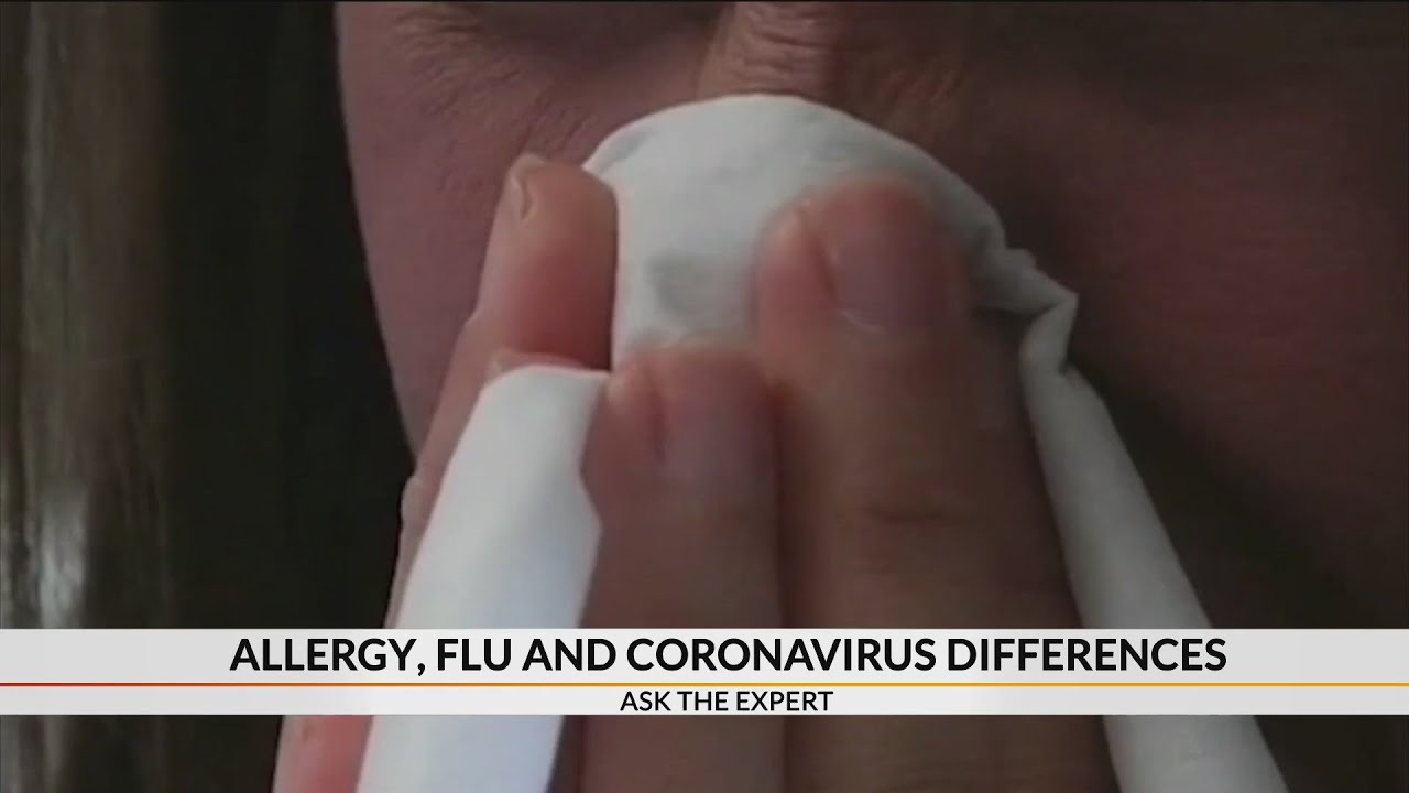 How to tell the difference between seasonal allergies, the coronavirus and the flu
