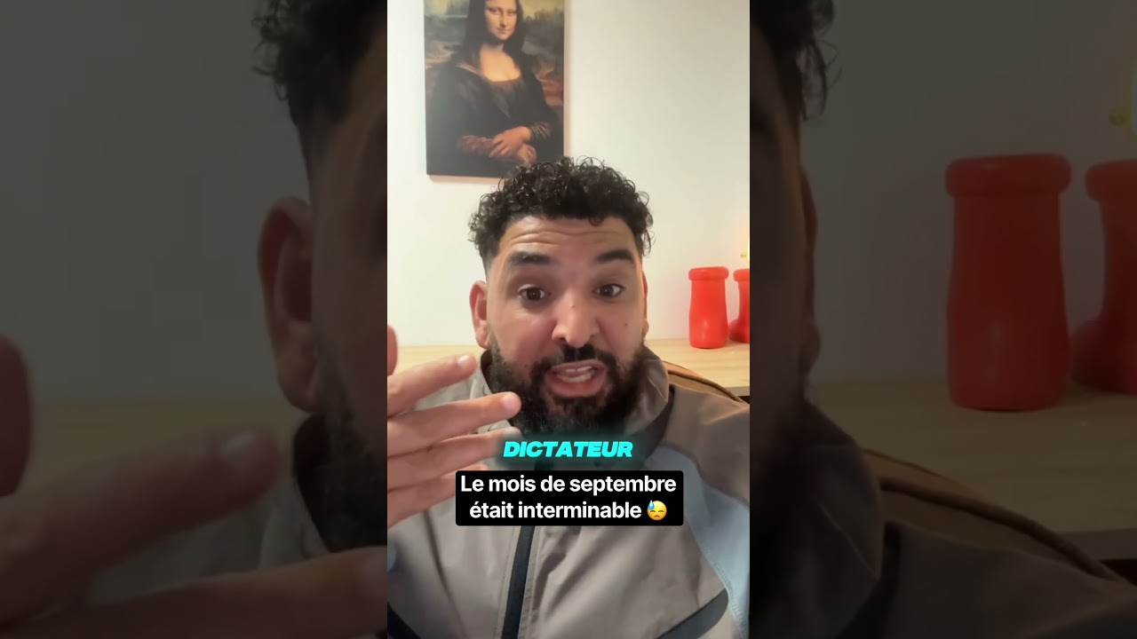 Le mois de Septembre était interminable 😓