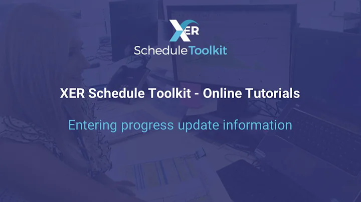 Entering progress update information to XER-Online