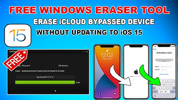 Free iPhone Eraser Windows Tool Restore iCloud Bypassed iPhone Without Updating to iOS 15 Checkra1n