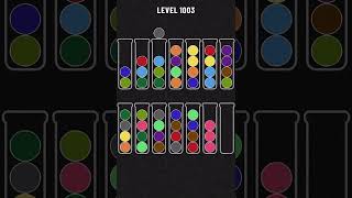 Ball Sort Puzzle Level 1003