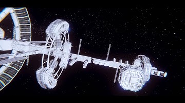 Sci-Fi Spacestation in Blender | AzamiArt