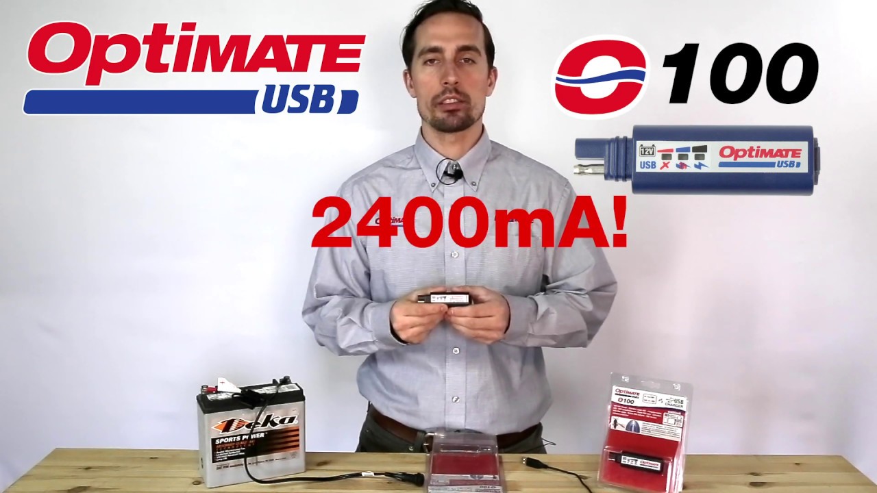 OptiMate USB (EN): O-100 USB Fast Charger - YouTube
