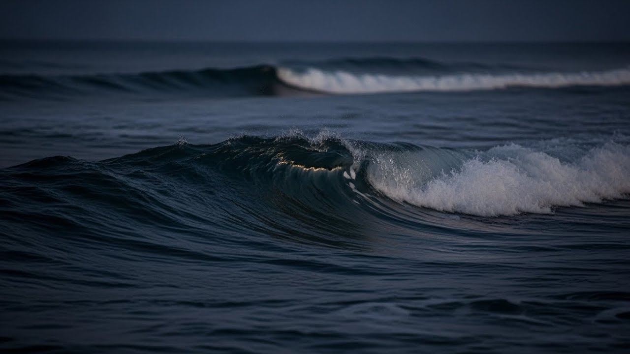 Sleep Better Tonight with Ocean Wave Sounds – 8 Hour Dark Screen