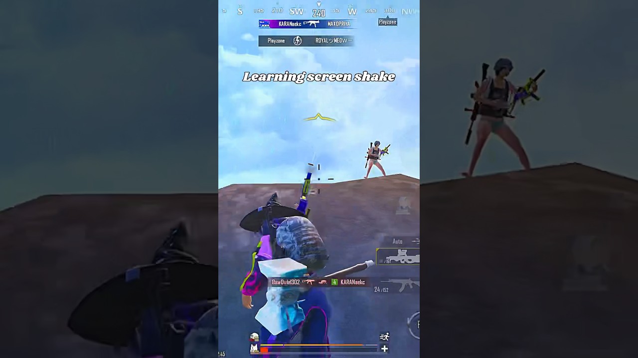 Learning screen shake