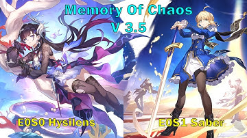 Memory Of Chaos V 3.5 | E0S0 Hysilens x Ruan Mei & E0S1 Saber Floor 4 | Honkai Star Rail