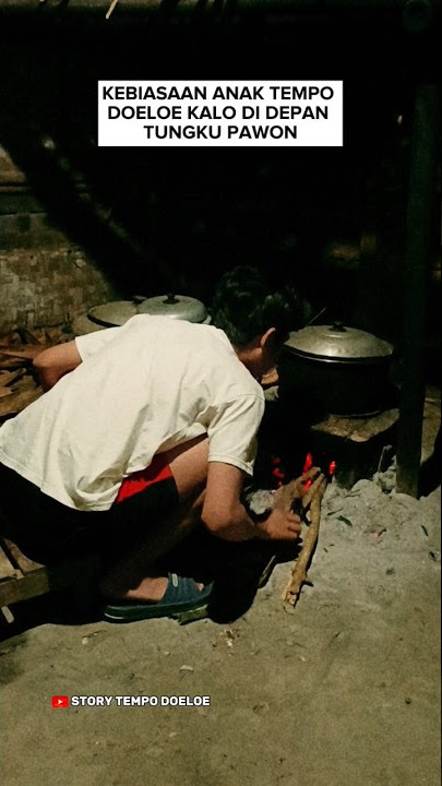 Nostalgia Anak Tempo Doeloe saat di depan Tungku Pawon #shorts