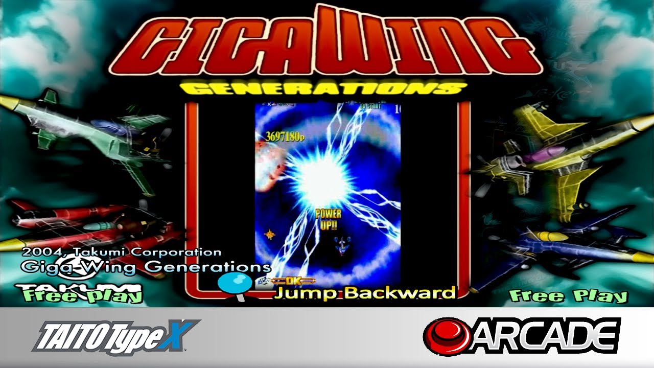 Taito Type X Giga Wing Generations 1080p With Bezel 2 Youtube