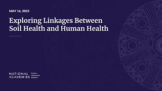 Exploring Linkages Between Soil Health and Human Health